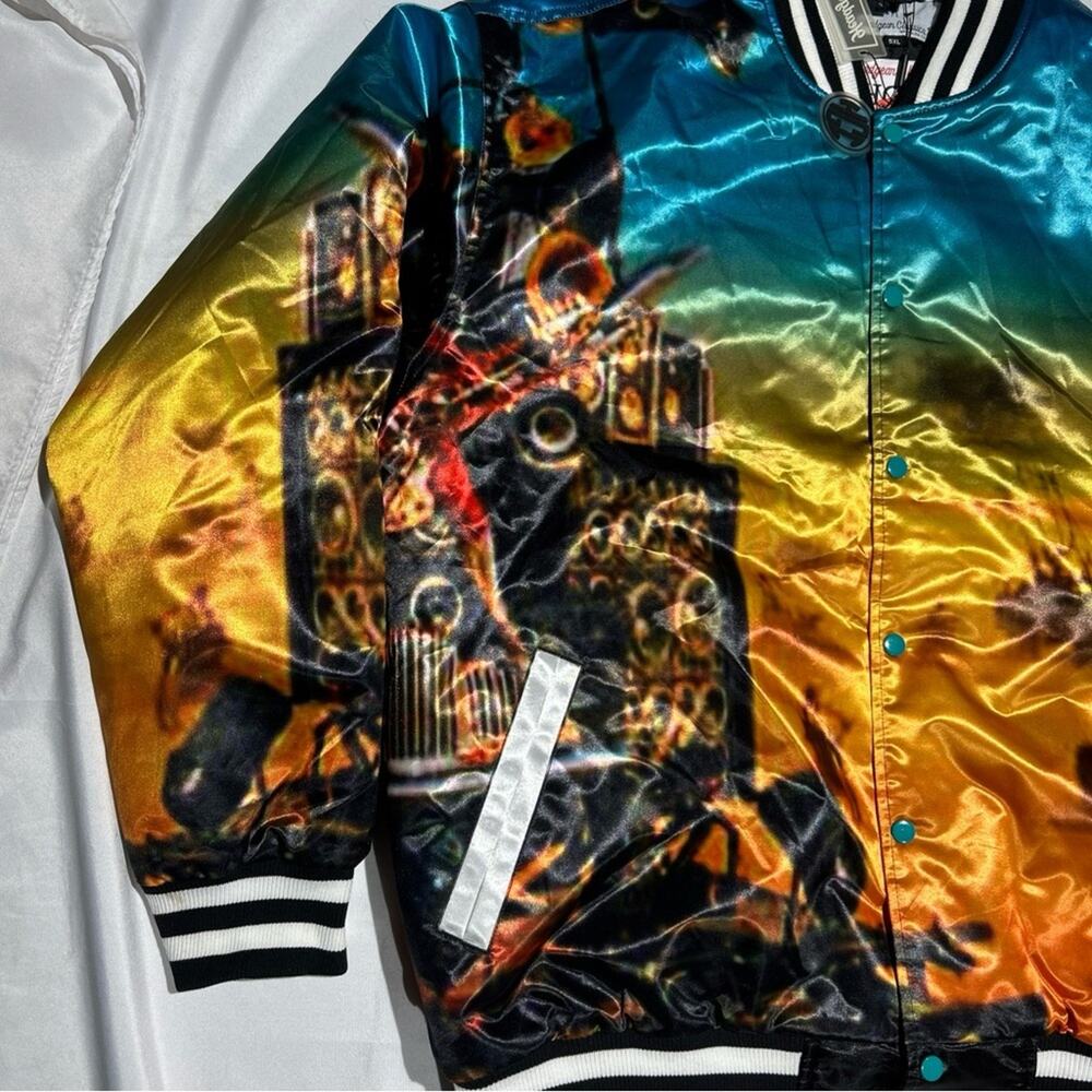 Headgear Classics Mad Max‎ Fury Road Satin Jacket Multicolor Size: 5XL NWT - Picture 2 of 9